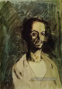 manuel godoy Tableau Peinture - Le sculpteur catalan Manolo Manuel Hugue 1904 Pablo Picasso